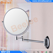 Miroirs muraux grossissants de salle de bains double face 1X-3X avec CE